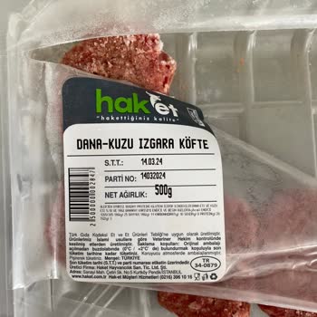 Hakmar Gıda Hak Et Dana Kuzu Izgara Köfte Kemik Dolu