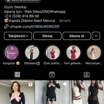 Ayşenur Dinçer Butik İndirimli Ürünlerde İade Yokmuş!