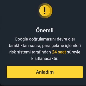 Binance TR Google Authenticator Problemi