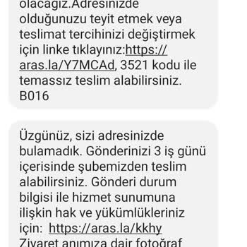 A101 Den Sipariş Ettiğimiz Ürünleri Aras Kargo 3. Kata Çıkartmıyor