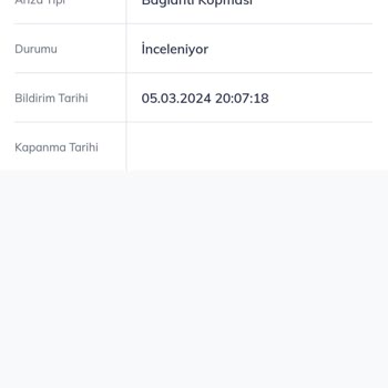 Türk Telekom Çözülememiş Arıza Kablo Değişikliği