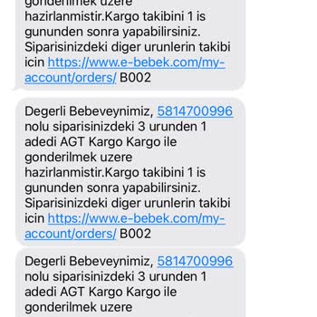 Ebebek'ten Geciken Ve Eksik Teslimat
