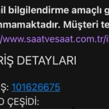 Saat & Saat Firması Müşterilerine Değer Vermiyor