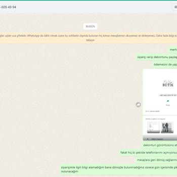 Mi Via Butik (miviabutik.com) Ödeme Yapıldı, Ürün Gönderilmedi!