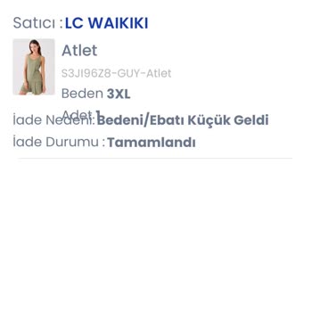 LCW Haksız Yere Şahsıma Yalan Beyanla İade Kabul Etmedi