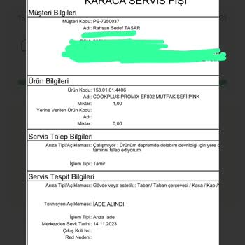 Karaca Züccaciye Karaca Ürünüme Ve Parama El Koydu