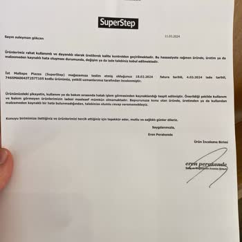 SuperStep Tüketici Haklarını Alenen Yok Sayıyor!