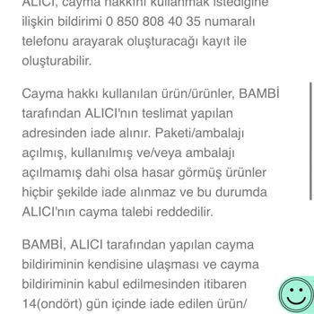 Bambi Yatak Beklentimden Büyük Yatağı Ve İade Sorunu
