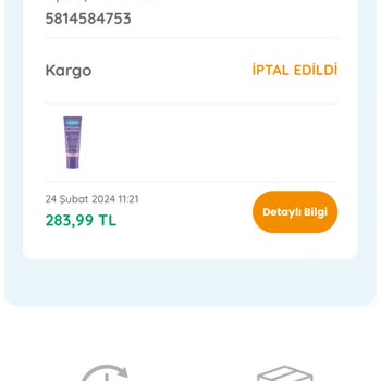 ebebek Sipariş Kargo İptali