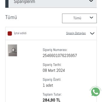 Madame Coco 3 Gün Sonra Siparişimi Gerekçesiz İptal Ettiler