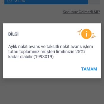 İş Bankası Nakit Avans Kısıtlaması