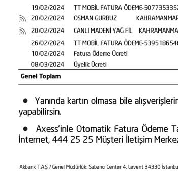 Akbank Kredi Kart İade Şikayet