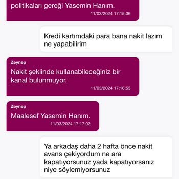 QNB Finansbank Nakit Avans Problemi