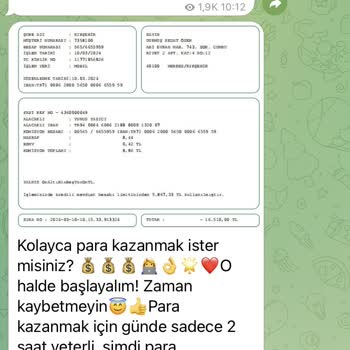Telegram İnternet Üzerinden İş Vaadi Ve Güvenlik Tehlikesi