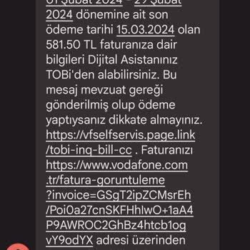 Vodafone Haksız Cayma Bedeli Ücreti!
