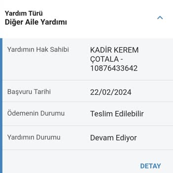 Aile ve Sosyal Hizmetler Bakanlığı Sosyal Yardim Parası