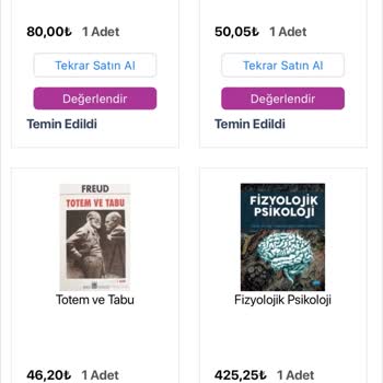 Nobel Kitap Sipariş Yanlışları