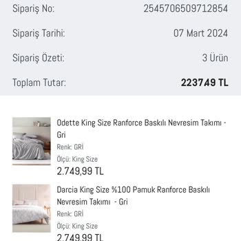 Madame Coco Özensiz Ve Yanlış Ürün Gönderimi