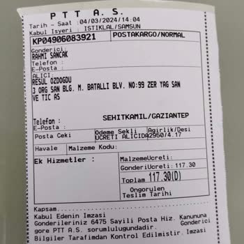 PTT Kargo Kargomu Teslim Edemiyor Kesin Çalınmıştır