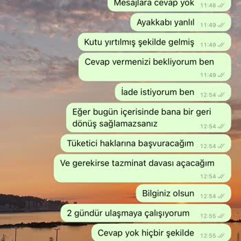 Kremlin Outlet Ürünüm Yanlış Ve Özensiz Geldi Ve Mesajlarıma Geri Dönüş Yapılmıyor