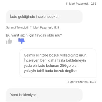 Hepsiburada Bünyesinde Bulunan Garantili Teknoloji Firması Pişmanlığım
