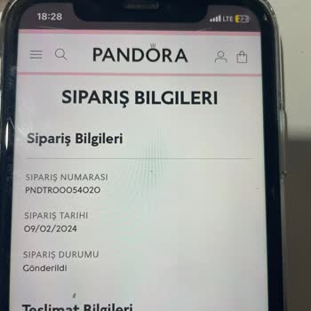 Pandora Mücevher Pandora İadem Yapılmıyor