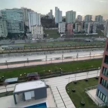 Kağıthane Cendere Caddesindeki Bisiklet Yolundaki Aydınlatma Sistemi