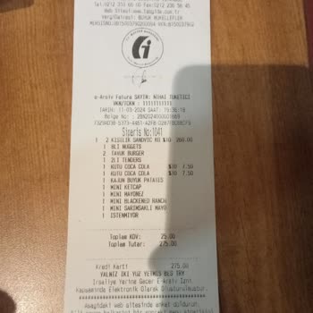 Popeyes Paramı Geri İade Etmedi