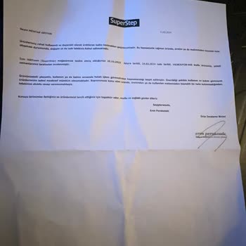 SuperStep 3 Ayda Delinen Ayakkabı Ve Reddedilen İade Talebi