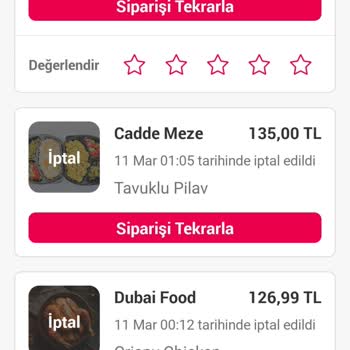 Yemeksepeti Param Geri Yatmadı