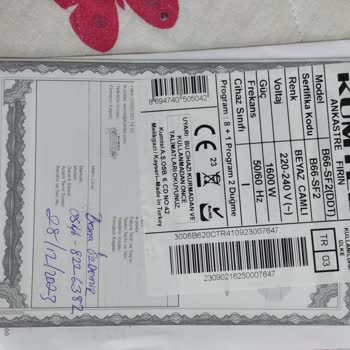 Kumtel Ankastre Setini İade Etmek İstiyorum