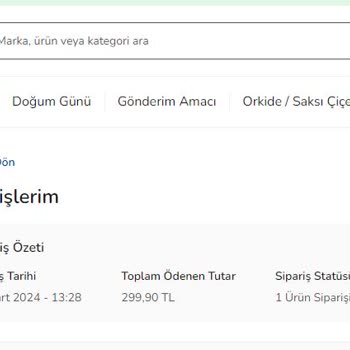 ÇiçekSepeti Hediyeyi Teslim Etmeyen Firma