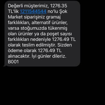 Şok Marketler Eksik Ürün Bedelini İade Etmiyor