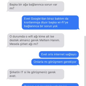 Oris İnternet Kısıtlanmış