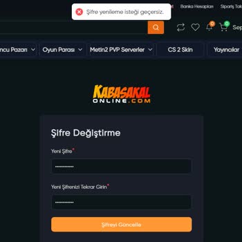 Kabasakalonline Hesabıma Giriş Yapamıyorum