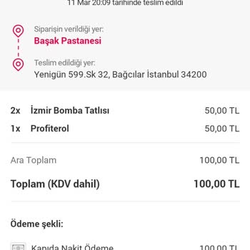 Yemek Sepeti Kurye Fazla Para Aldı