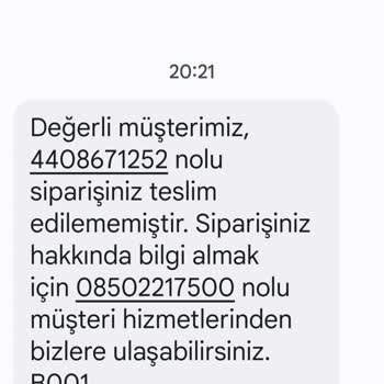 Şok Market Online Alışveriş Teslim Edilmedi