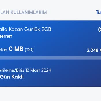 Turkcell Hattın Saniyeler İçinde Yok Olan 20 GB İnternet Sorunu