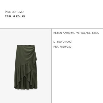 Zara İade Ettiğim Ürünlerin Parasını Vermiyor