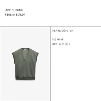 Zara İade Ettiğim Ürünlerin Parasını Vermiyor