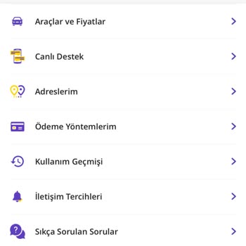 Getir Araç Üyelik İptali