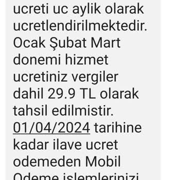 Vodafone Aniden Aktif Olan Abonelik Ve İadesi Talep Edilen 189 TL