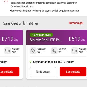 Vodafone Haksız Fiyat Artışı