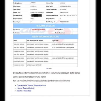 Aras Kargo Yine Saçmalamaya Başladı