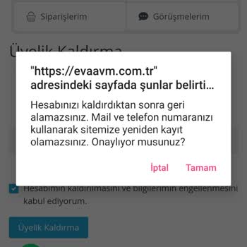 Eva AVM Üyelik Başında Eksper Ve Limit Ücreti