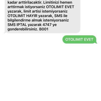 Ziraat Bankası Limit Artışı Sağlansın