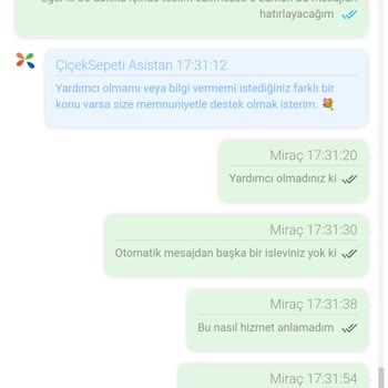Çiçek Sepeti Tam Bir Pişmanlık 3. Defa Mağdur Edildim