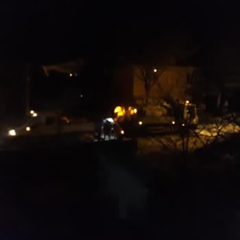 Konya Ereğli Belediyesi Gece Gece Kazi Çalışması