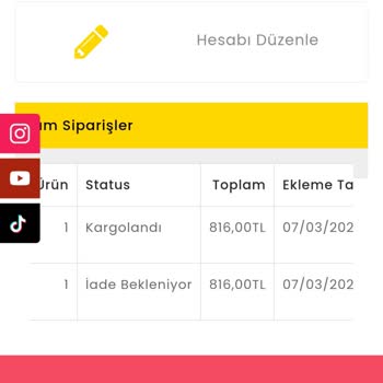 Lensfiyat.com Dan Lens Aldım Ürün Yok