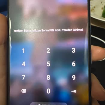 One Plus 7t Pin Kodu İstiyor